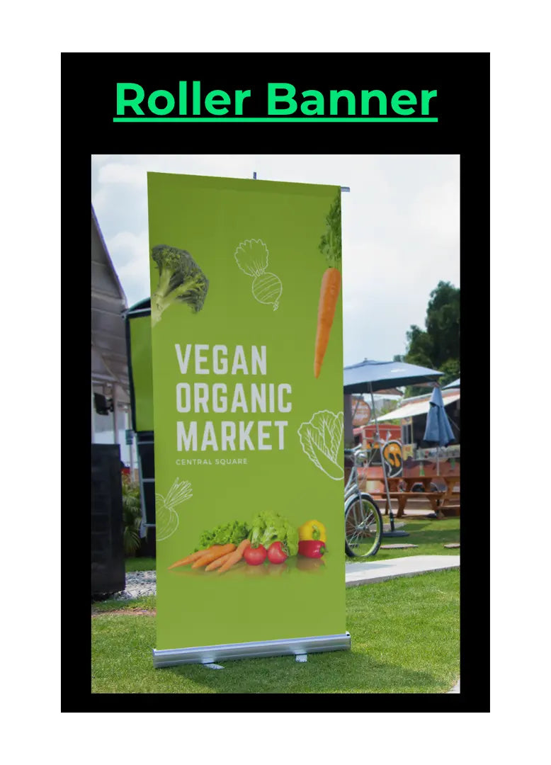 Portable Budget Roller Banner Stand Printing