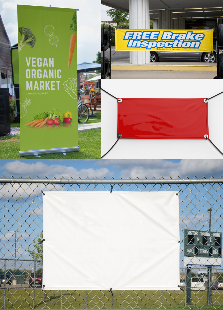 Custom Mesh Fence Banner Printing