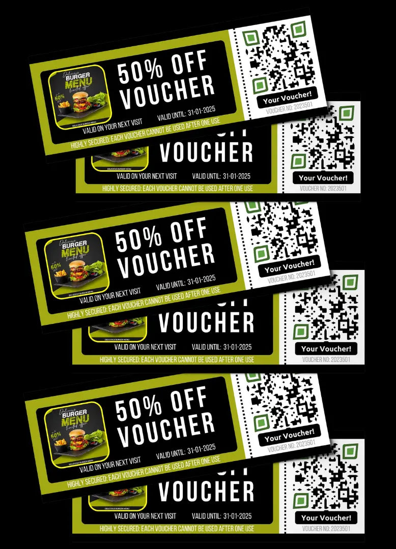 High-quality perforated ticket and voucher printing services featuring clean tear lines and numbering options