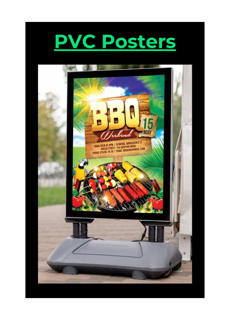 Durable A0 PVC Poster With Waterproof Coating For Large Format Outdoor Displays UK