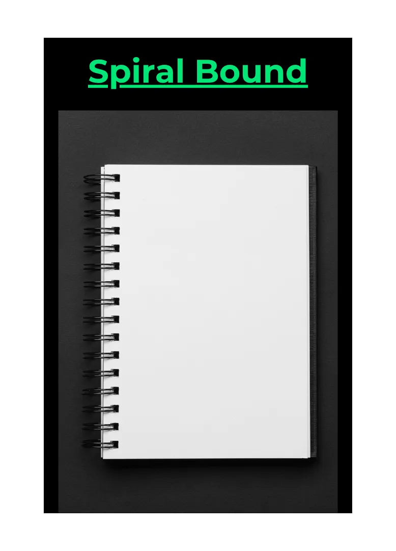 Custom A5 Size Spiral Bound Books Featuring Professional Coil Binding And High-Quality Print Finish For UK Businesses