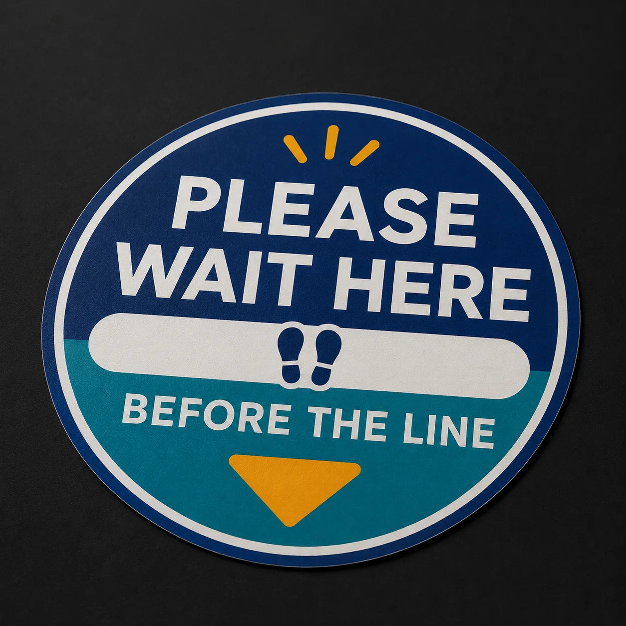 Vinyl floor sticker printing on monomeric matt adhesive vinyl for retail and events by Digraphics UK