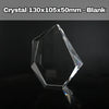 Luxury 130mm 3D iceberg-shaped crystal with chiseled edges, featuring a laser-engraved 3D portrait, crafted by a Wembley local seller.