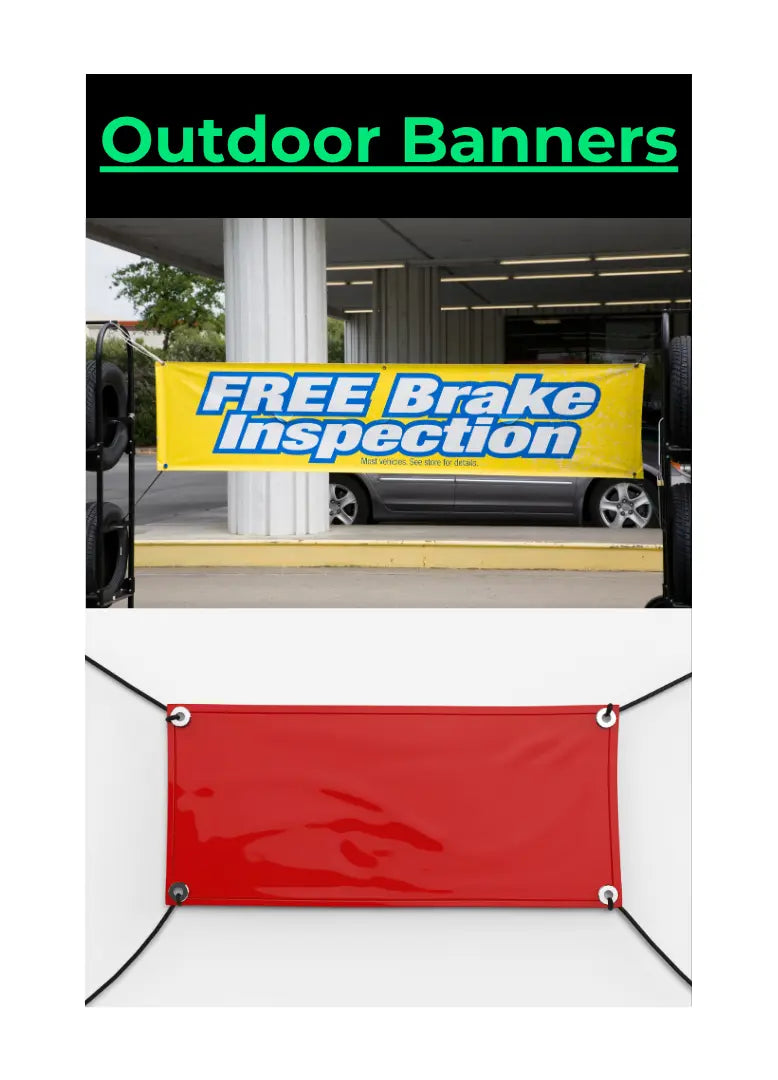 High-Quality Custom Outdoor PVC Banner Displayed at an Event for Promotional Advertising