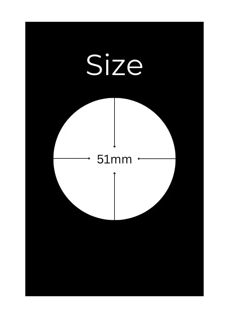 Cheap Personalised Round Sticker Sheets 51x51mm Custom Printed Stickers for Branding and Packaging