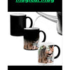 Heat-Changing Photo Mug Revealing Custom Image When Hot, Perfect Personalised Gift For Coffee Or Tea Lovers
