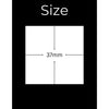 Custom 37mm square personalised stickers printed in the UK with free delivery