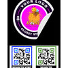 Custom 51mm Square Stickers Printed With Unique Designs And Delivered Free Across The UK