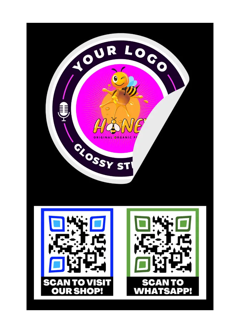 Custom 51mm Square Stickers Printed With Unique Designs And Delivered Free Across The UK