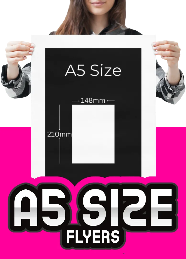 Affordable A5 flyers printing services in the UK with clear pricing and fast turnaround