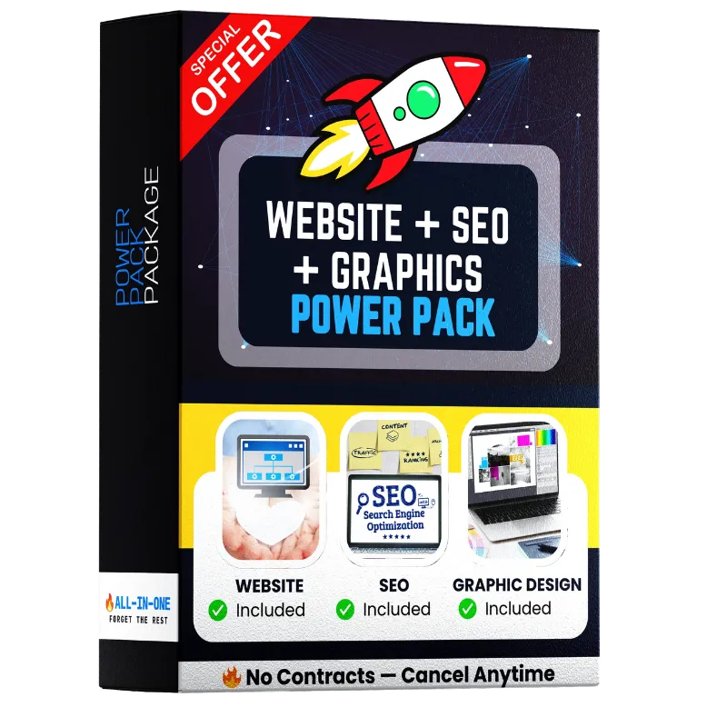 All-in-One Web Design, SEO, and Graphics Package for Local Businesses – Only £399 Per Month