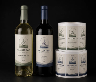 Bottle label printing for wine beer and drinks brands by Digraphics UK