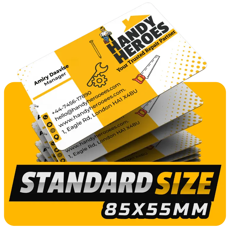 Luxury 450gsm business cards printed in London – order online