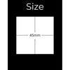 Personalised 45mm Square Stickers With Custom Design And Free UK Delivery