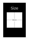 Personalised 45mm Square Stickers With Custom Design And Free UK Delivery