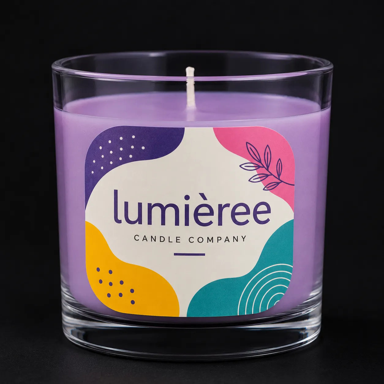 Candle sticker label printing in gloss and matte for candle jar brands by Digraphics UK