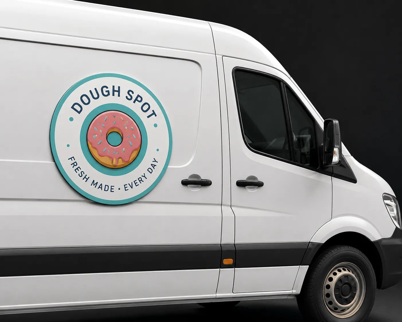 Car and motorcycle magnetic sign printing on 900 micron magnetic sheeting by Digraphics UK