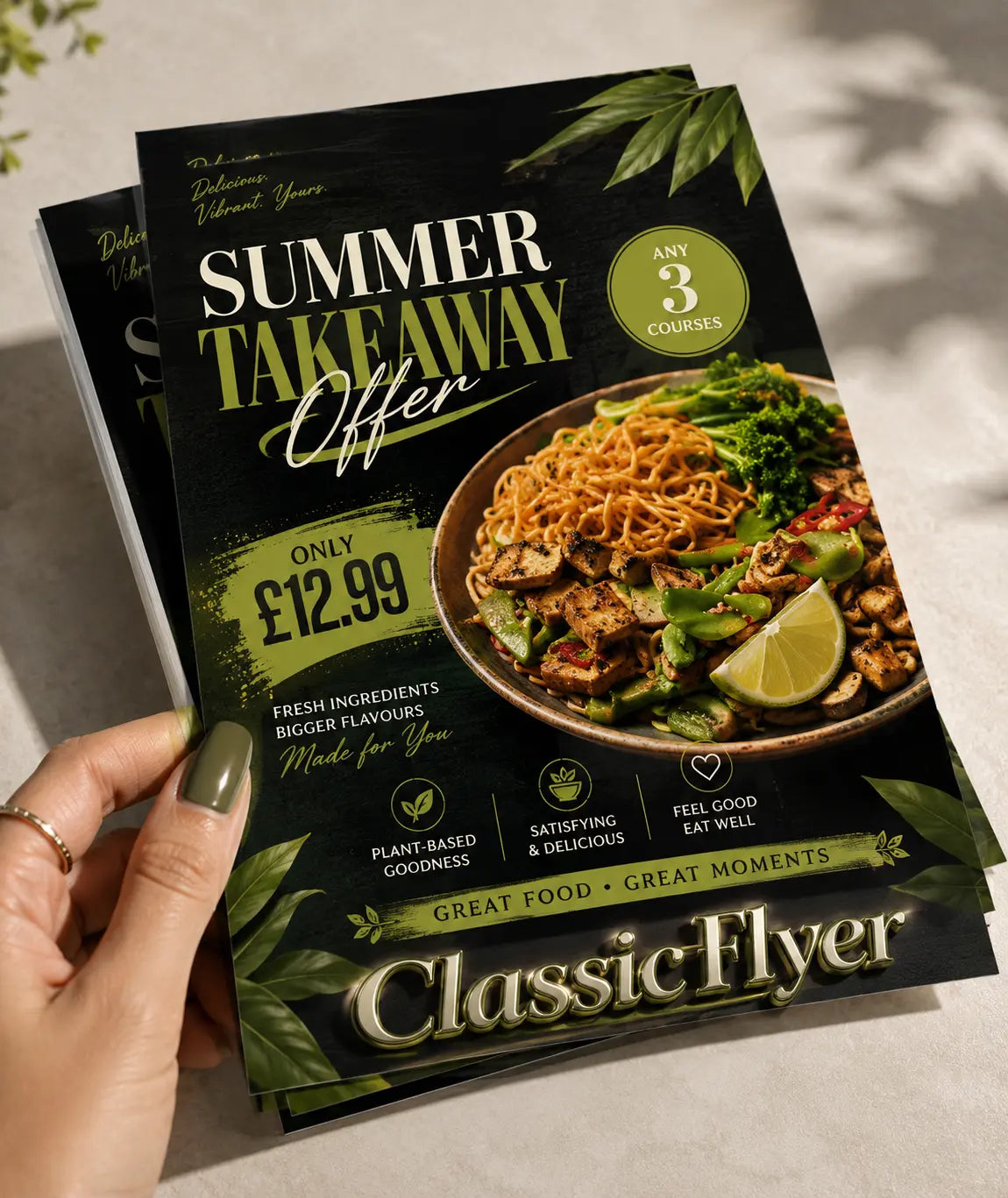 Classic Flyer Printing UK - Silk and Gloss from DiGraphics