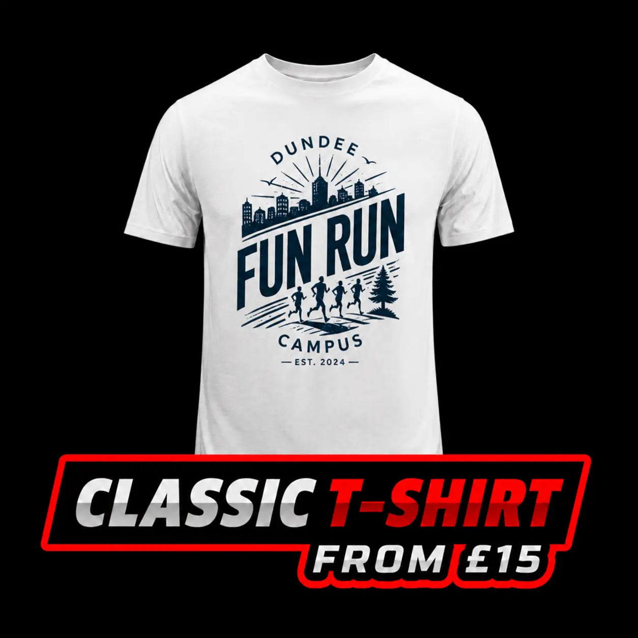 Classic custom t-shirt printing London affordable personalised shirts from £15
