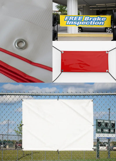 Custom Outdoor PVC Banners Printing Showing Durable, Weather-Resistant Advertising Banner