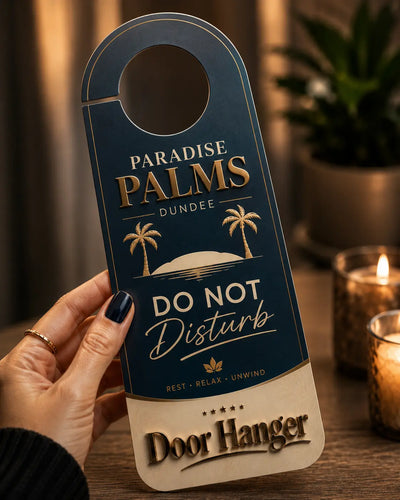 Door Hanger Printing UK - Die Cut Handle Hole DiGraphics