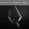 Grand 170x135x60mm 3D iceberg photo crystal with jagged edges and a high-resolution laser engraved group portrait, crafted in Wembley.