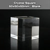 Laser engraved K9 crystal cube 60mm personalised photo gift in Wembley with premium 3D internal engraving