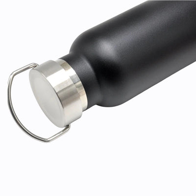 Laser engraved stainless steel bottle with personalised name engraving service in London