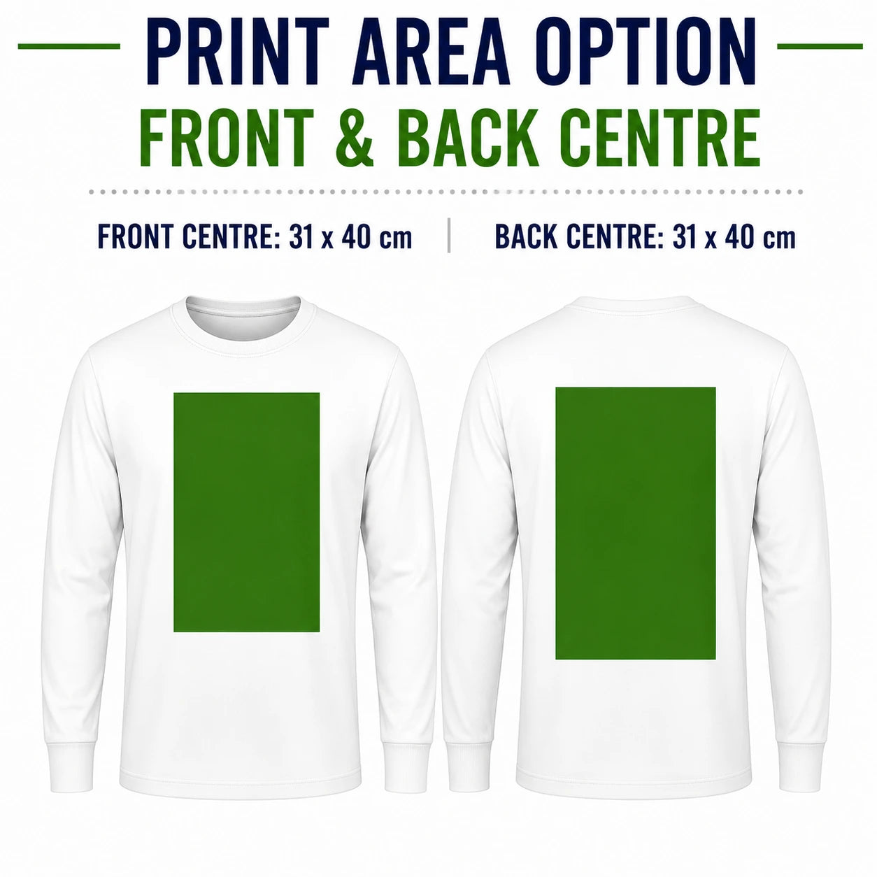 Long sleeve T-shirt printing in Wembley with custom logo design