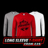 Custom long sleeve t-shirts printed London high quality apparel