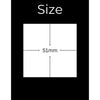 Bold And Vibrant 51mm Square Personalised Stickers For Creative Branding And Stylish Packaging