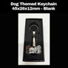 Personalised dog crystal keychain London with laser engraved pet photo inside premium clear crystal