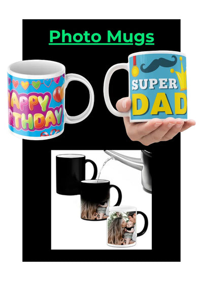 Magic Colour-Changing Mug With Custom Photo Design, Activated By Hot Beverages For A Fun And Unique Surprise