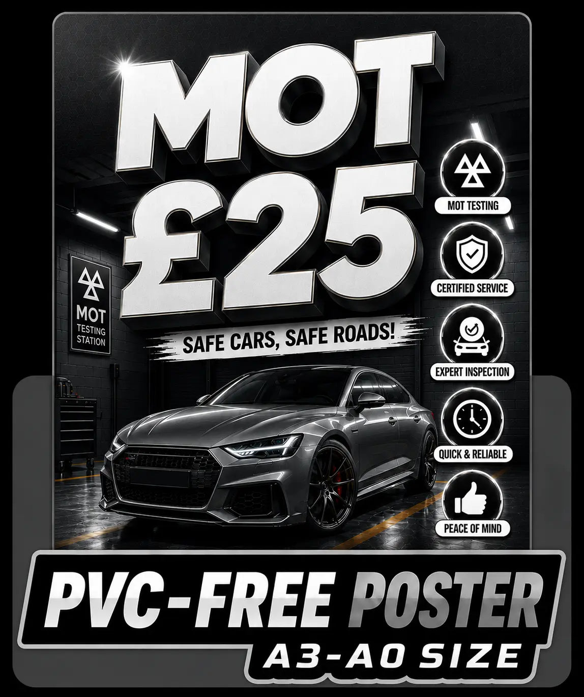 PVC-free poster printing by digraphics with eco-friendly A3-A0 posters and premium sustainable print quality.