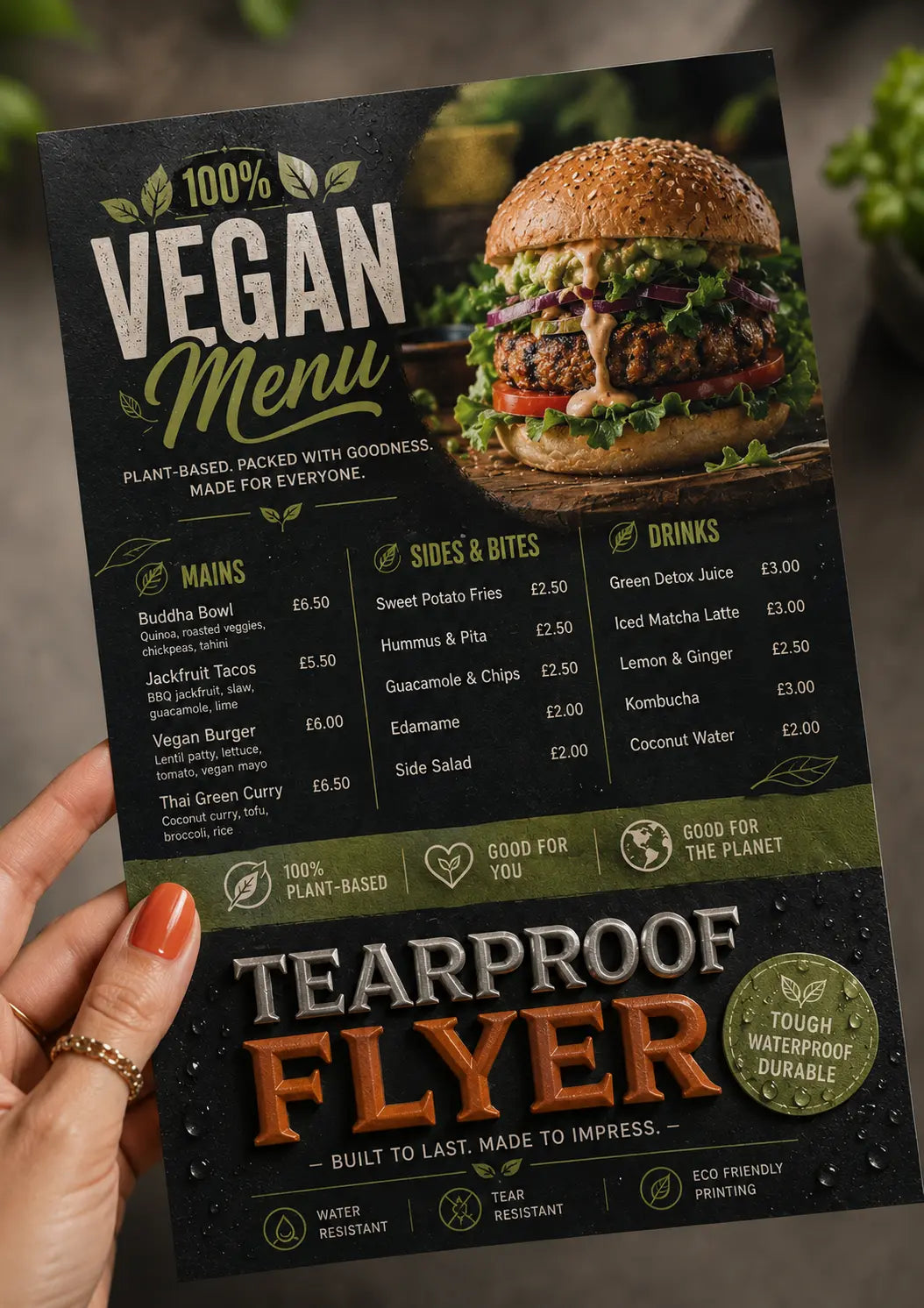 Tearproof Flyer Printing UK - Durable Synthetic Stock DiGraphics