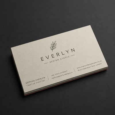 Triple layer thick luxury executive business card printing by Digraphics UK