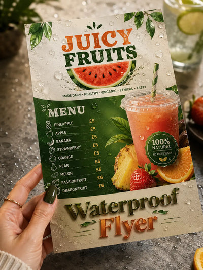 Waterproof Flyer Printing UK - Outdoor Synthetic Stock DiGraphics