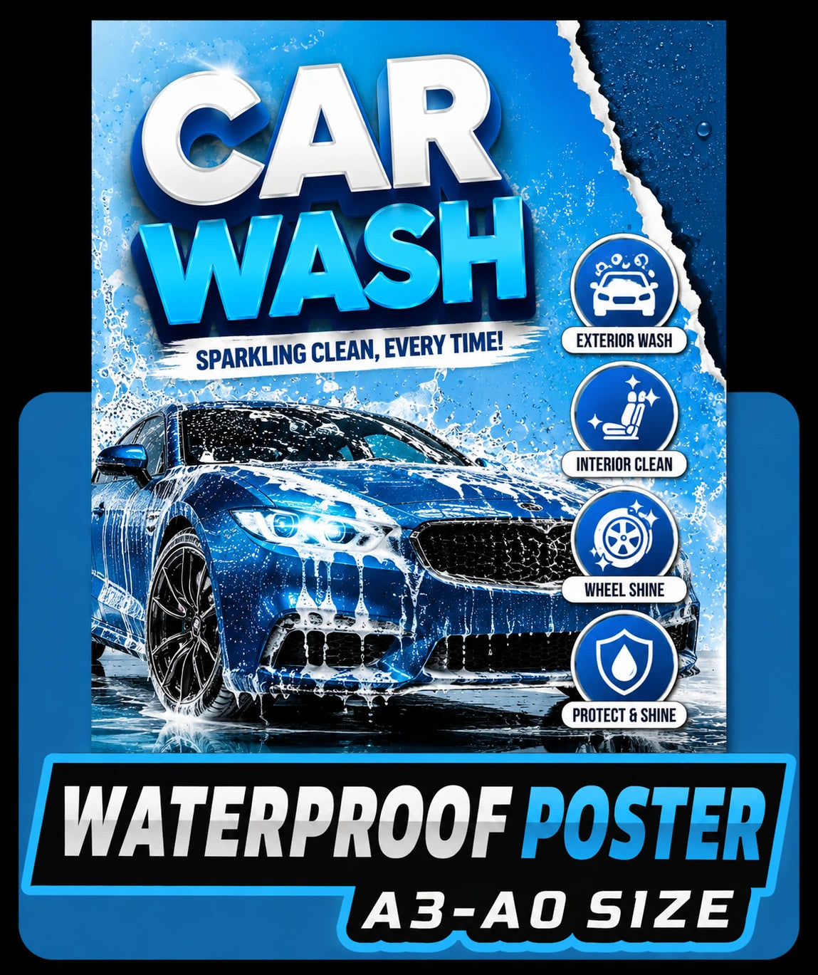 Waterproof poster printing by digraphics featuring durable A3-A0 posters with waterproof finish and vibrant print quality.
